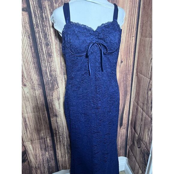 Dress Lacy Long Formal Slip Sz XL Thirty Formal Prom Bodycon New Party Babydoll - Picture 8 of 10